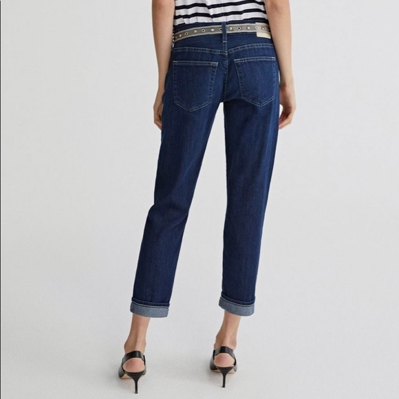 AG Adriano Goldschmied EX-BOYFRIEND SLOUCHY SLIM Dark Wash size 24R - Picture 4 of 13